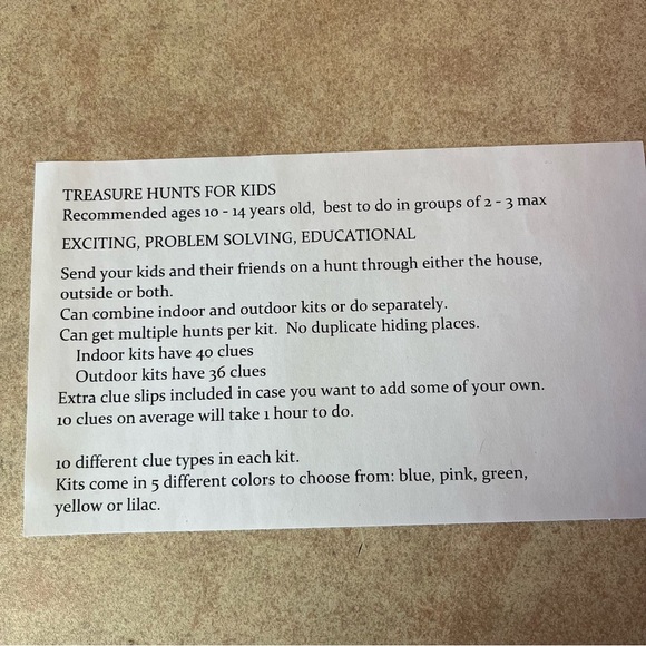 Indoor/Outdoor Preteen Treasure Hunt Parties Kit - Picture 4 of 5